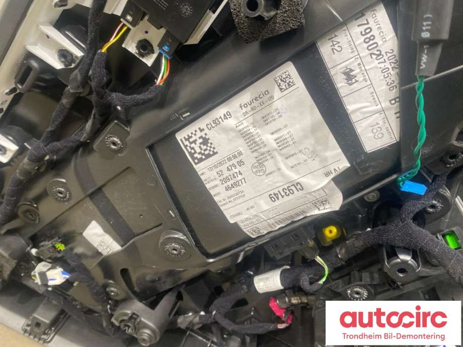 Dørtrekk høyre til BMW iX 2021-->> (I20) (I20) (HØYRE BAK|51425A15772|)