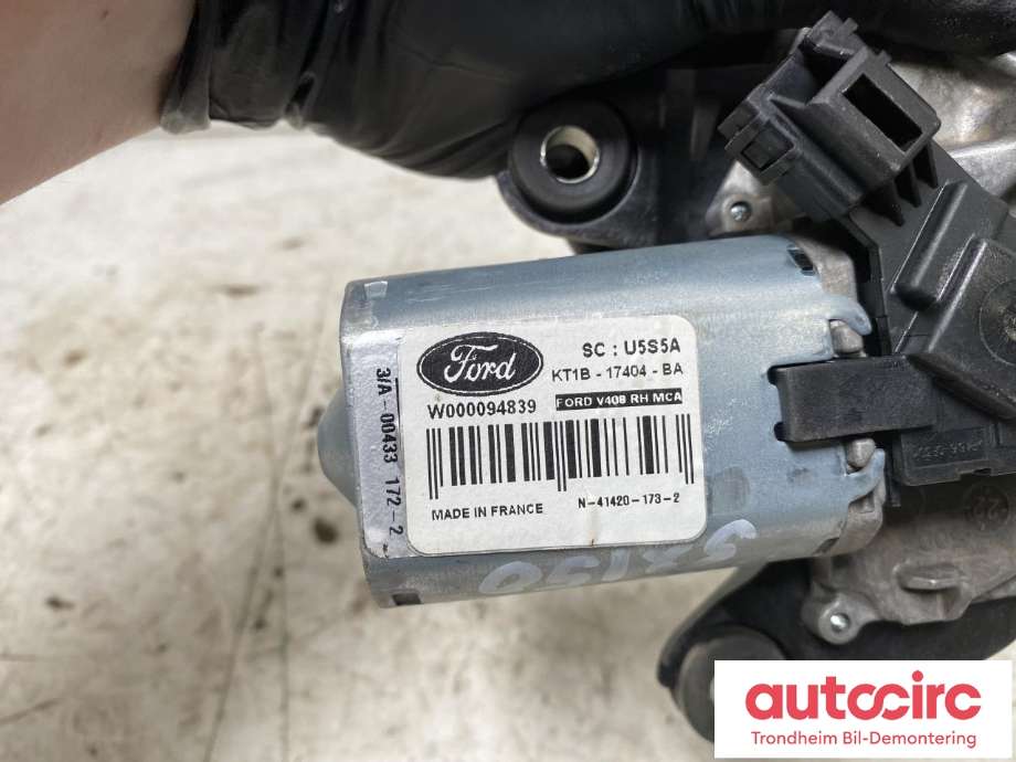 Viskermotor bakrute høyre til Ford Transit Connect 2018-->> Type II, Fase 2  (M|2246643|KT1B-17404-BA|)