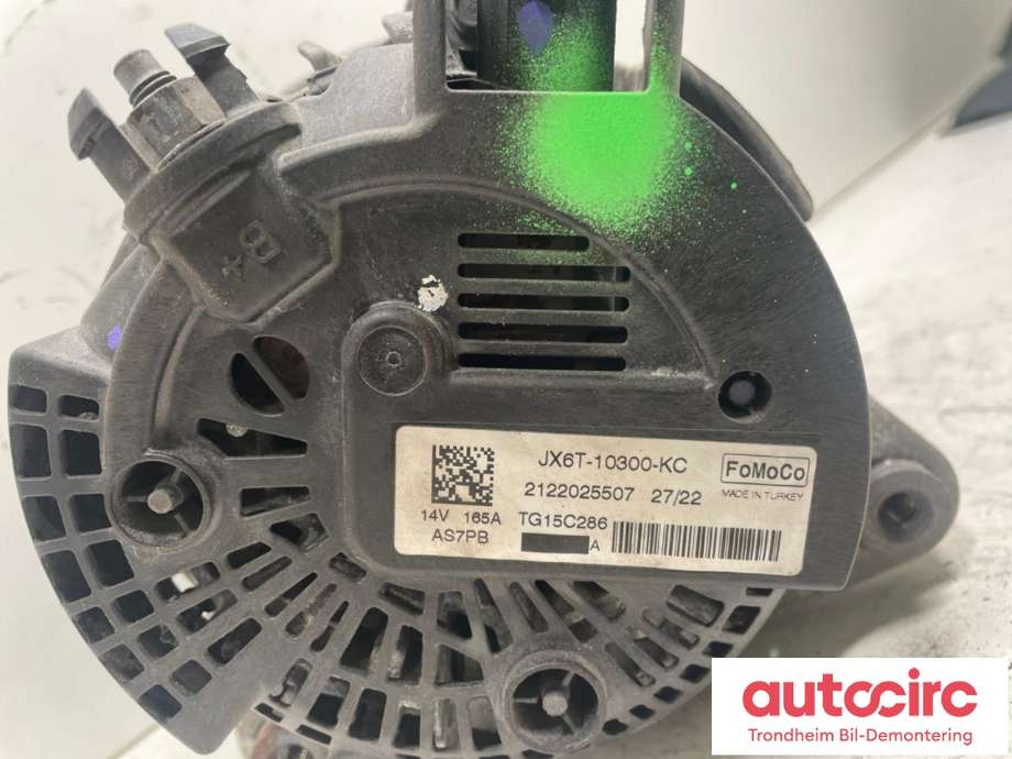 Dynamo diesel til Ford Transit Connect 2018-->> Type II, Fase 2  (FOMOCO|JX6T-10300-KC|2449470|)