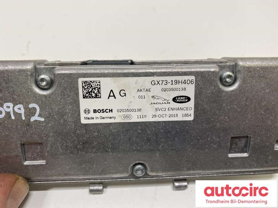 Parkeringskamera foran til Jaguar XE 2015-->>  (BOSCH|GX73-19H406|T4N13370|T2H35079| GX7319H406AG| GX6319H406AK| GX7319H406| 0203500138)