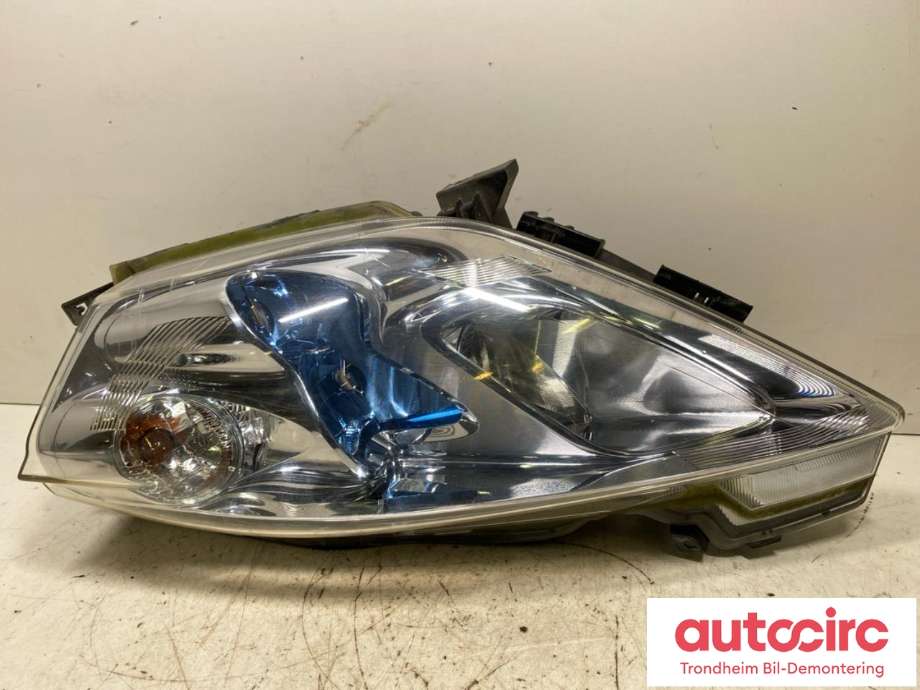 Frontlykt venstre halogen til Nissan Leaf, 2011-2017 (Type I)  (260603NA3C)