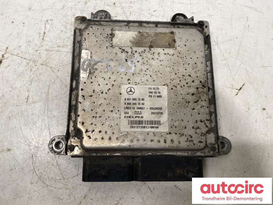 Styreenhet motor til Mercedes E-Klasse, 2009-2013 (Fase 1) (W212) (W212) (DELPHI|A6519007500|A0064461540)