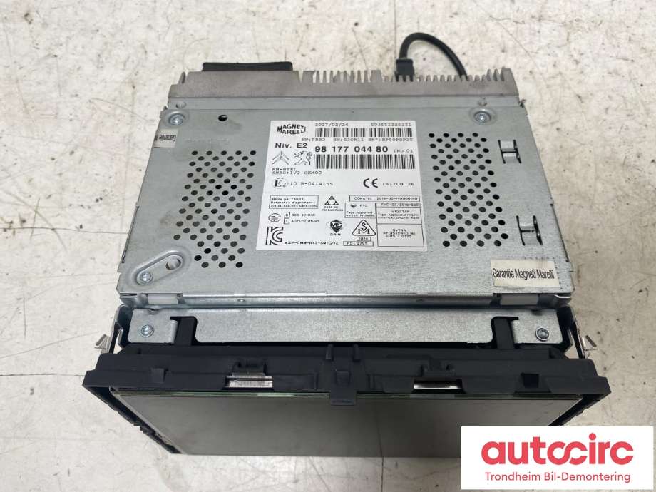 Bilstereo navigasjon skjerm til Peugeot Partner 2015-2019 (Type II, Fase 2)  (..|9817704480|)
