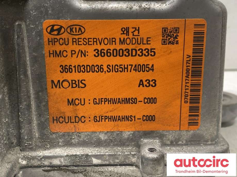 Inverter hybrid til Kia Optima 2017-2020 (...|366003D335|)