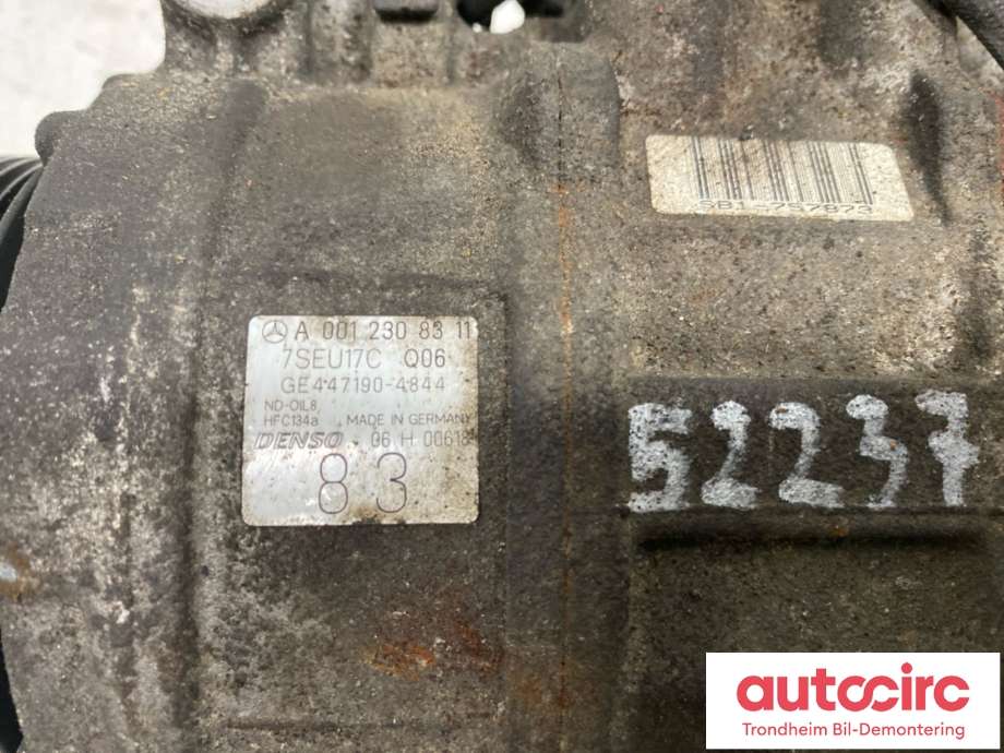 Aircondition kompressor til Mercedes ML 2005-2011 (W164) (W164) (DENSO|A0012308311|)