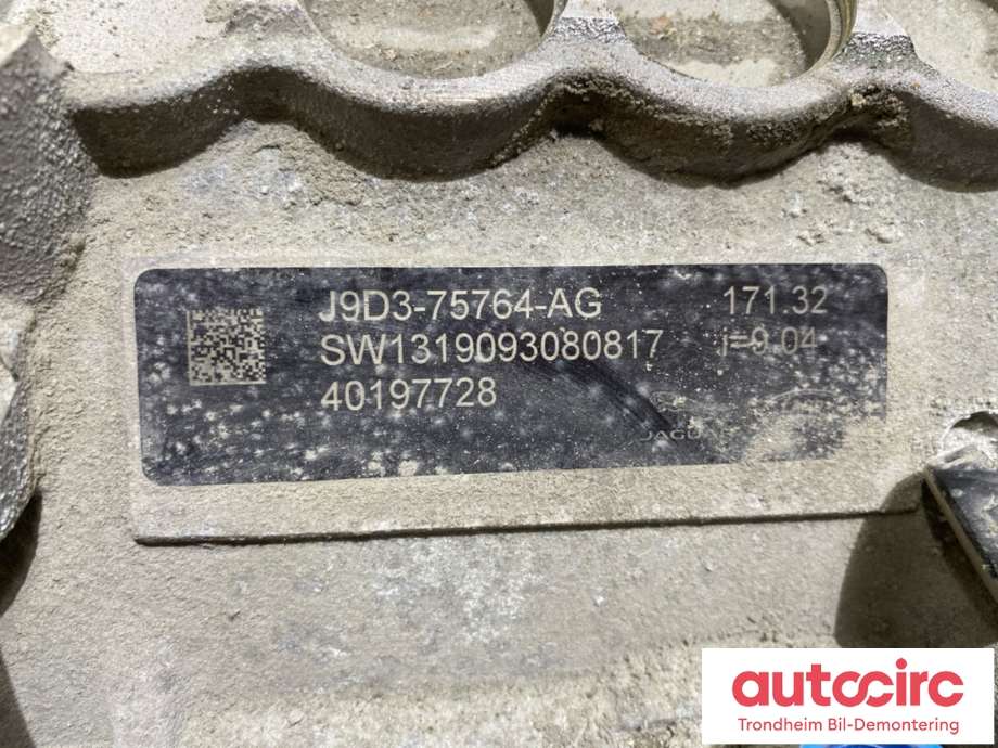 Motor elbil bak til Jaguar I-PACE 2018-->>  (T4K9605|J9D375764AG| T4K20799|J9D375764AN)