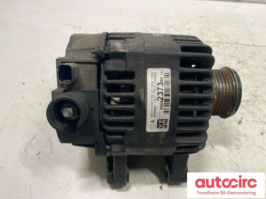Dynamo til Peugeot 208 2012-2019 (Type I)  (9688237380|9806007480|1608066080| 1610048280)