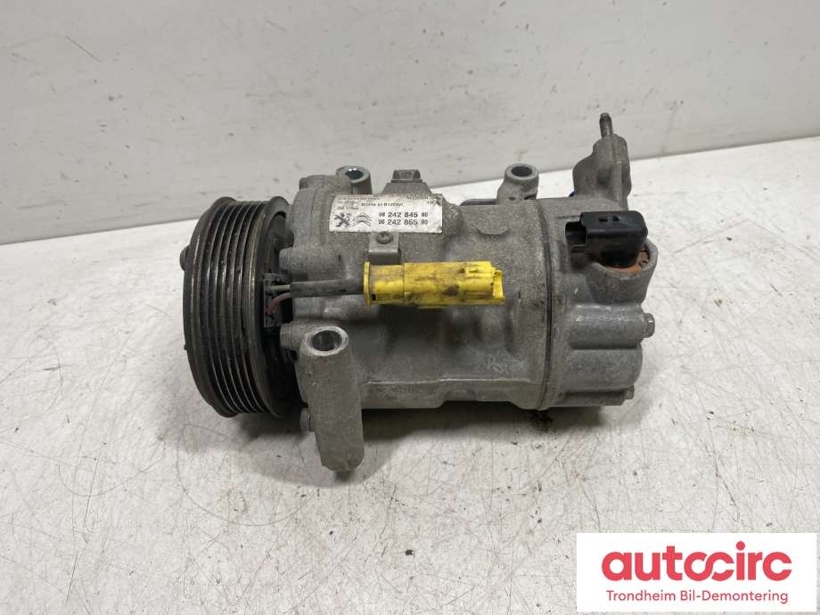 Aircondition kompressor til Peugeot 508 2014-2018 (Type I, Fase 2)  (9678038980|9824284580|9819711880|1611854880|1618082780|1626267180)