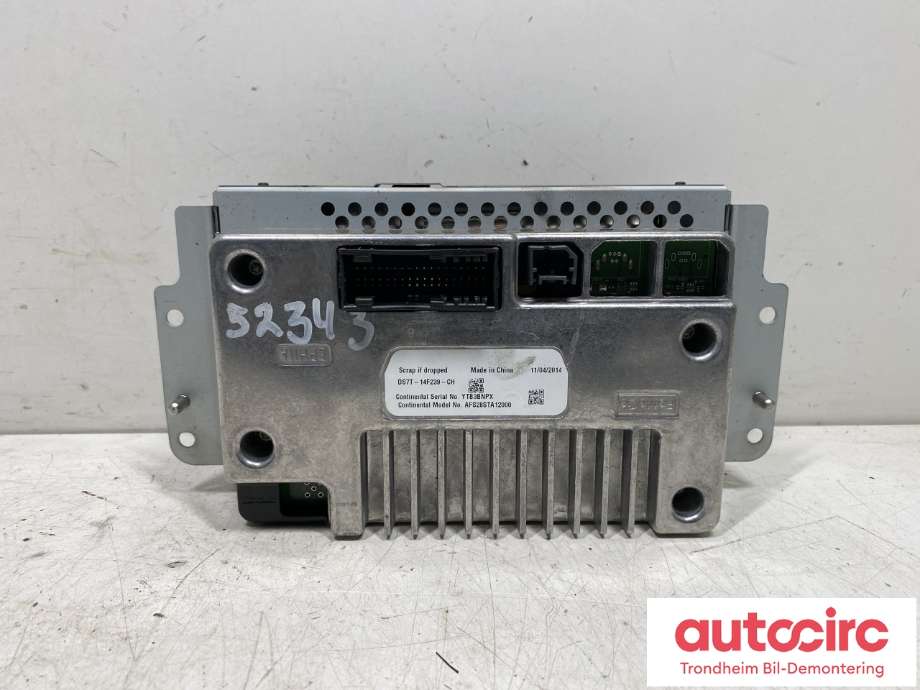 Bilstereo navigasjon skjerm til Ford Mondeo 2014-2019 (Type V, Fase 1)  (5308885|DS7T18B955FB|DS7T-14F239-CH)