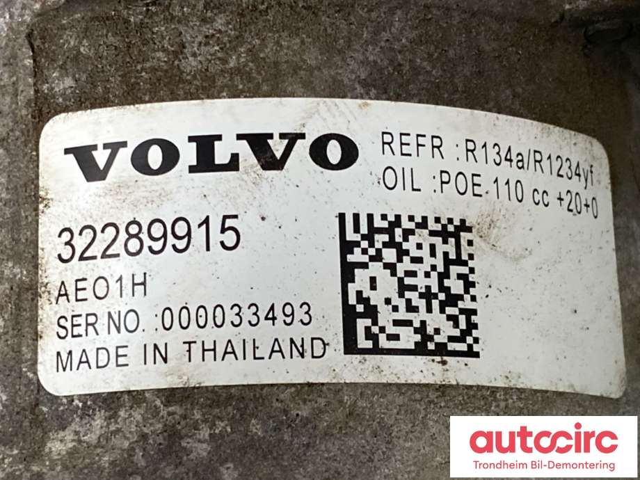 Aircondition kompressor elbil til Polestar 2 2020-->>  (32289915|36010525|)