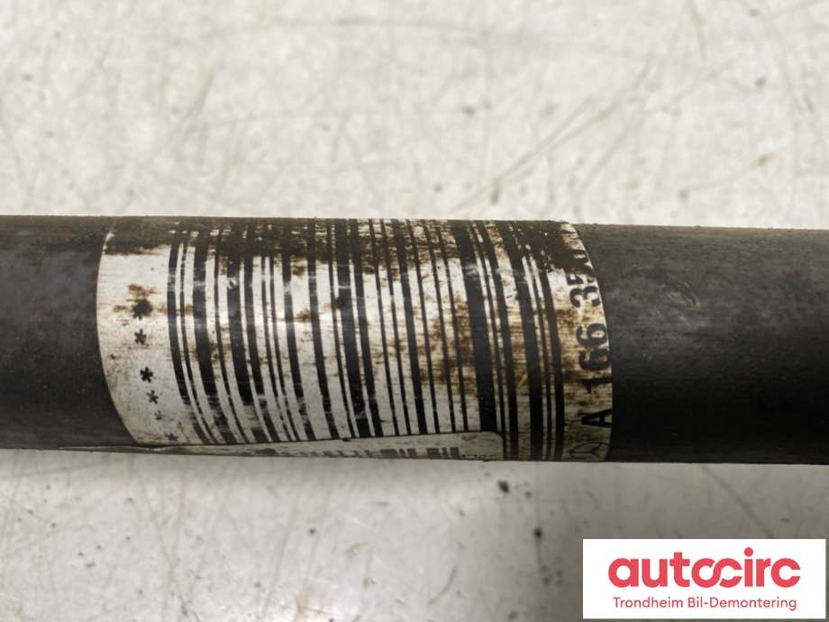 Drivaksel høyre bak, diesel/automat til Mercedes ML 2011-2015 (Fase 1) (W166) (W166) (A1663501110|)