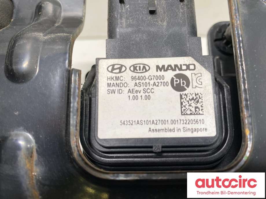 Sensor radar til Hyundai Ioniq Electric 2016-2019 (Fase 1)  (MOBIS|96400-G7000|96400G7000|)
