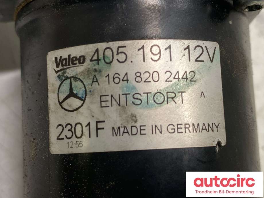 Viskermotor frontrute til Mercedes ML 2011-2015 (Fase 1) (W166) (W166) (A1668200642|)