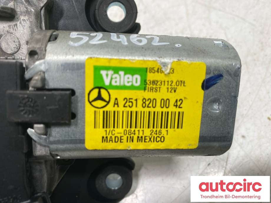 Viskermotor bakrute til Mercedes ML 2011-2015 (Fase 1) (W166) (W166) (A2518200042|)