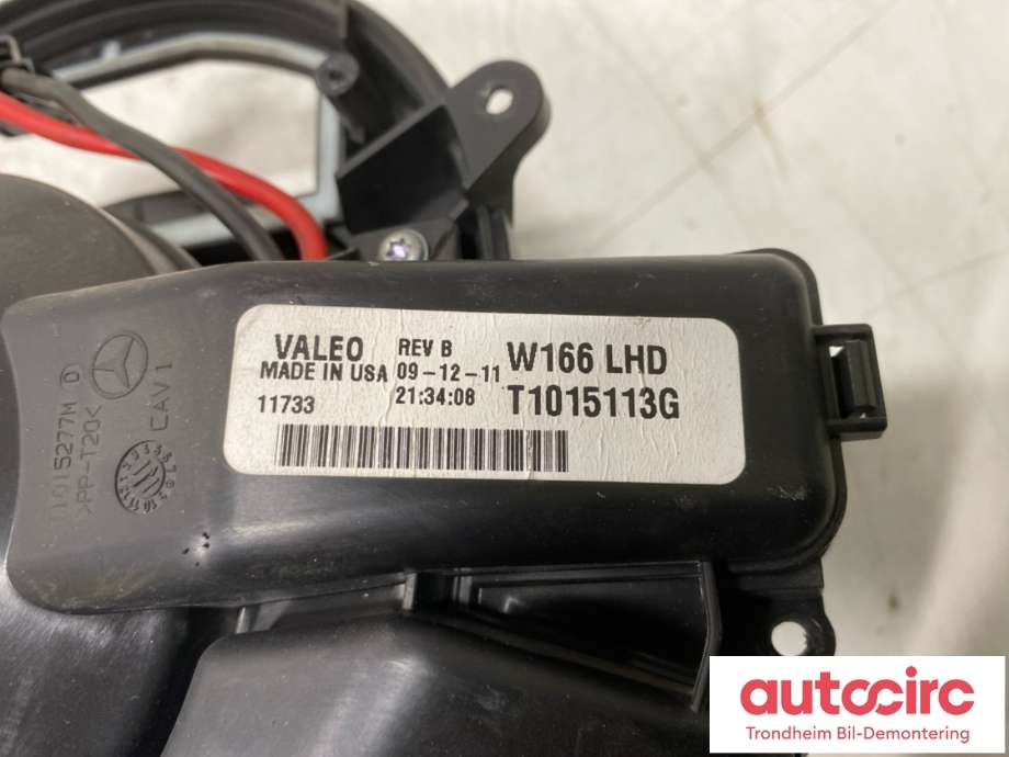 Varmeapparat motor til Mercedes ML 2011-2015 (Fase 1) (W166) (W166) (A1669066100|A166906610064|)