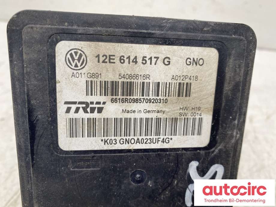 ABS sentral til Škoda Citigo-e 2019-->>  (12E614517G|)