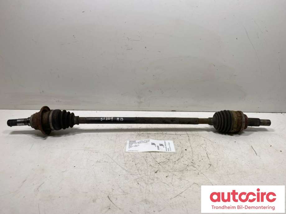 Drivaksel høyre bak, diesel/automat til Mazda CX-5, 2017-->> (Type II)  (RTA62550X)