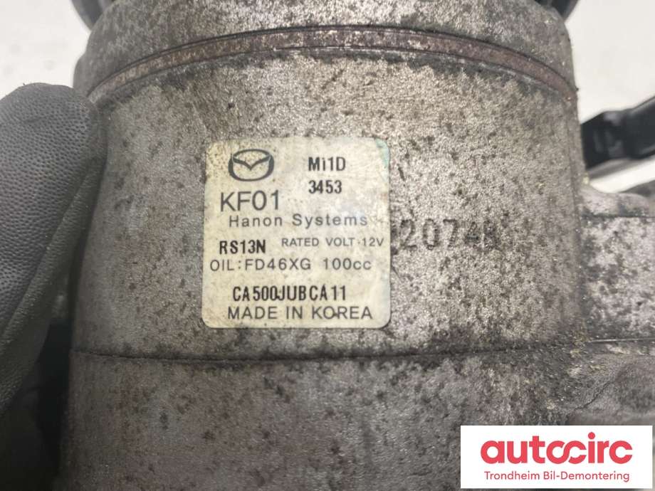 Aircondition kompressor til Mazda CX-5 2017-->> (Type II) (MAZDA|CA500JUBCA11|KF0161450A|)