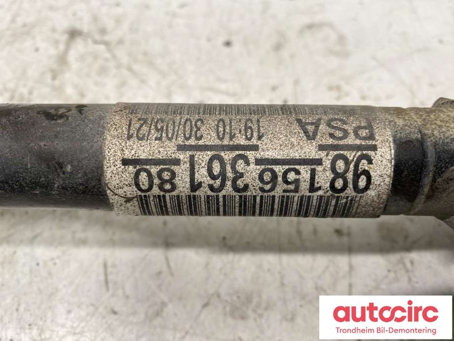 Drivaksel venstre foran, diesel/manuell til Peugeot Partner 2019-->> (Type III)  (...|9815636180|1633144180|)
