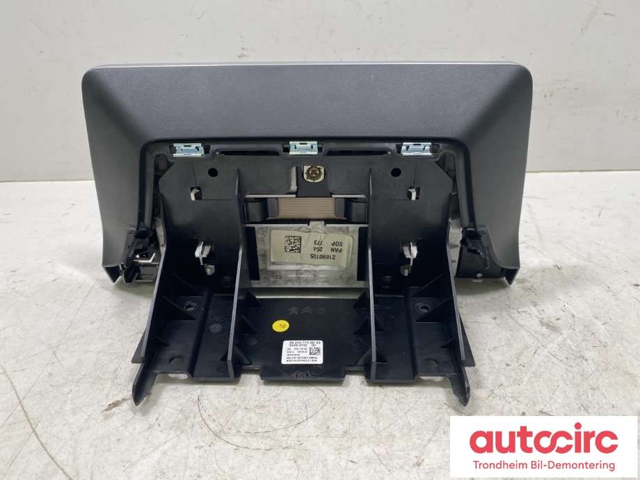 Bilstereo navigasjon skjerm til Peugeot Partner 2019-->> (Type III)  (...|98345773ZD|)