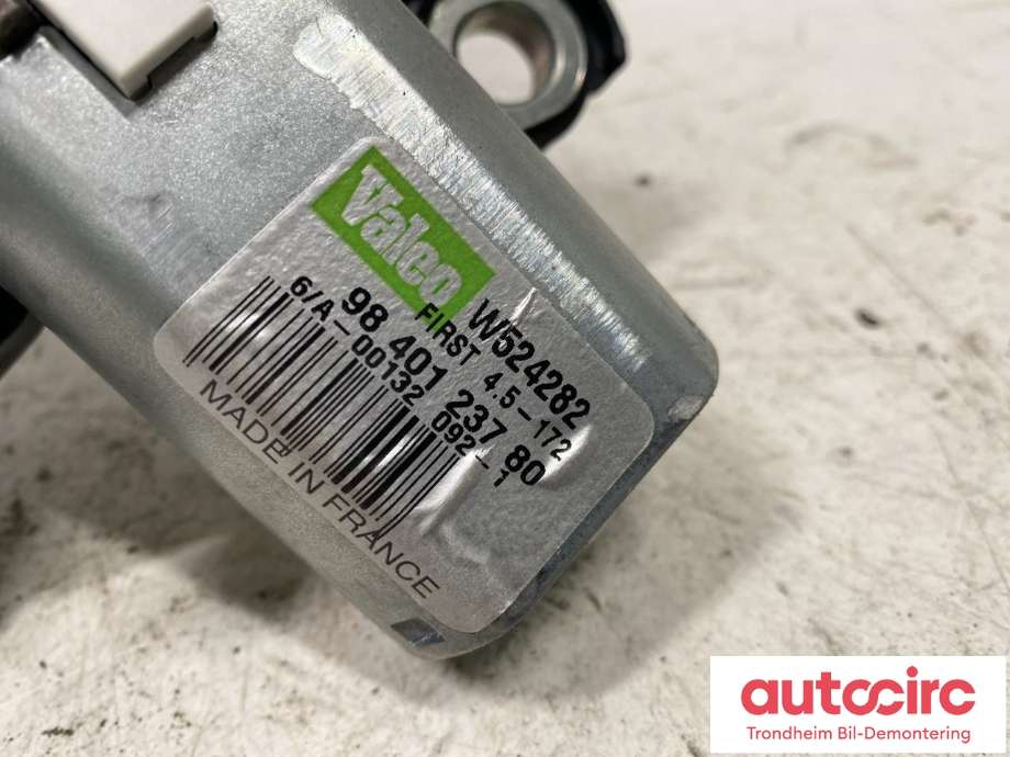 Viskermotor bakrute til Peugeot Partner 2019-->> (Type III)  (VALEO|6405LP|9840123780|)