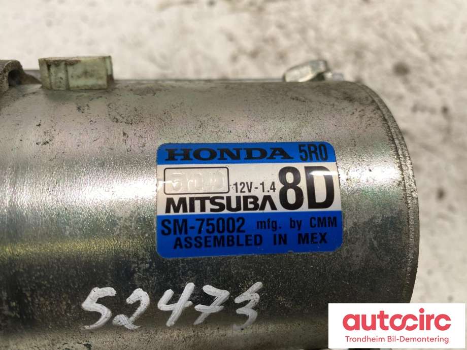Starter til Honda Jazz 2015-2020 (Type III)  (MITSUBA|3120058RU02|SM-75002|)