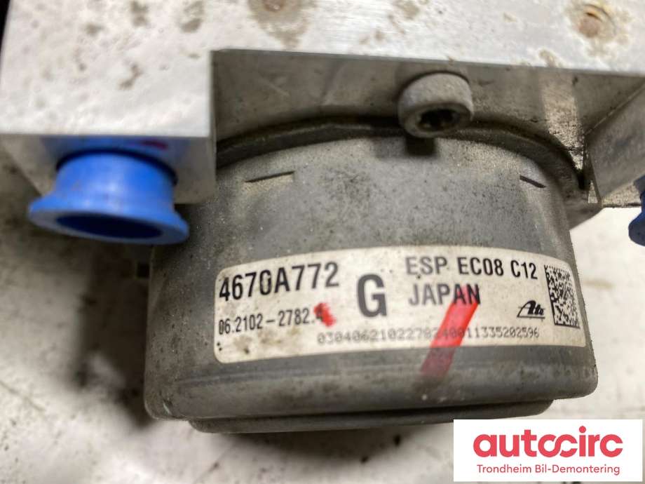 ABS sentral til Mitsubishi ASX 2010-2019  (4670A773|06|2109-6891|3|285155-79003)