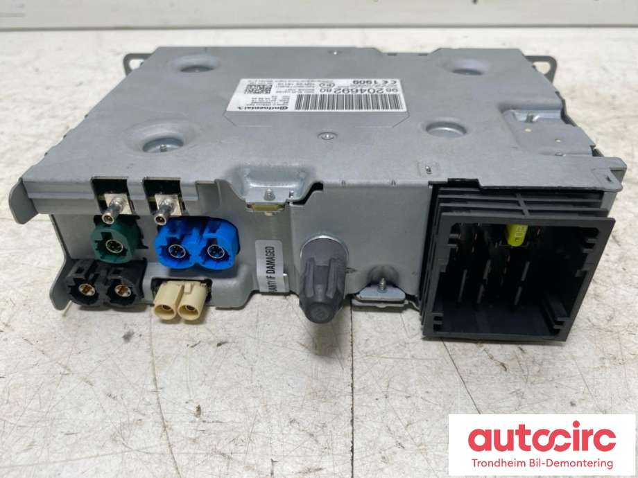 Bilstereo til Peugeot 3008 2016-->> (Type II)  (CONTINENTAL|9820469280|1623795080| 1684703480|)