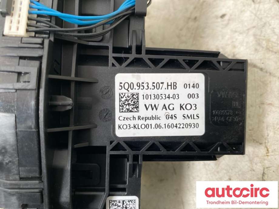 Bryter combi til Škoda Octavia 2013-2016 (Type III, Fase 1)  (WAG|5Q0953507HB| 5Q0953549E| 5Q0953513AN|)