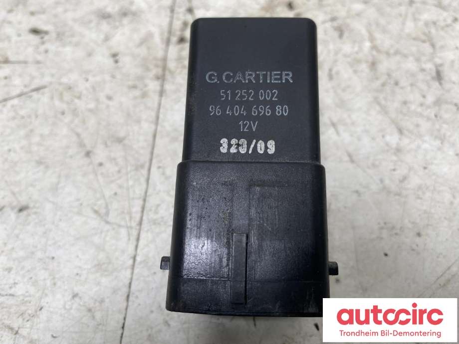 Rele gløde til Peugeot 3008 2009-2016 (Type I) (...|9640469680|598140|9645668680)