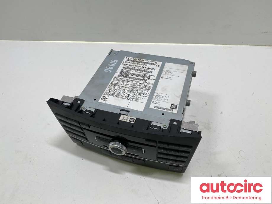 Bilstereo navigasjon til Mercedes E-Klasse 2009-2013 (Fase 1) (W212) (W212) (MITSUBISHI ELECTRIC|A2129008304|A2129004108|A2129006426| A2129005327| A 212 900 41 08| A 212 900 64 26| A 212 900 53 27| A 212 900 83 04)