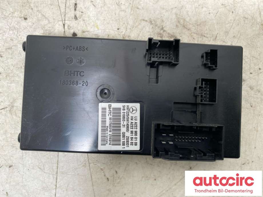 Styreenhet klima/aircondition til Mercedes S-Klasse, 2013-2020 (W222) (W222) (..|A2229000109)