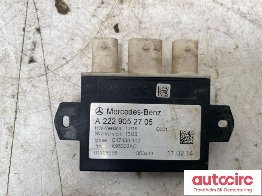 Styreenhet elektrisk bakluke til Mercedes S-Klasse, 2013-2020 (W222) (W222) (..|A2229052705)