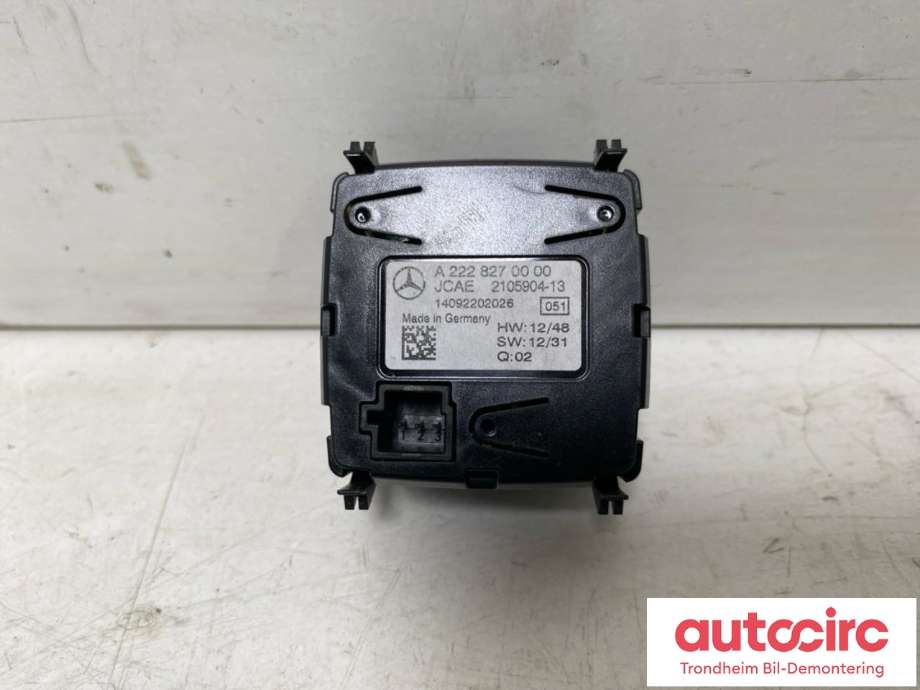Instrument klokke til Mercedes S-Klasse 2013-2020 (W222) (W222) (..|A2228270000|A 222 827 00 00|)