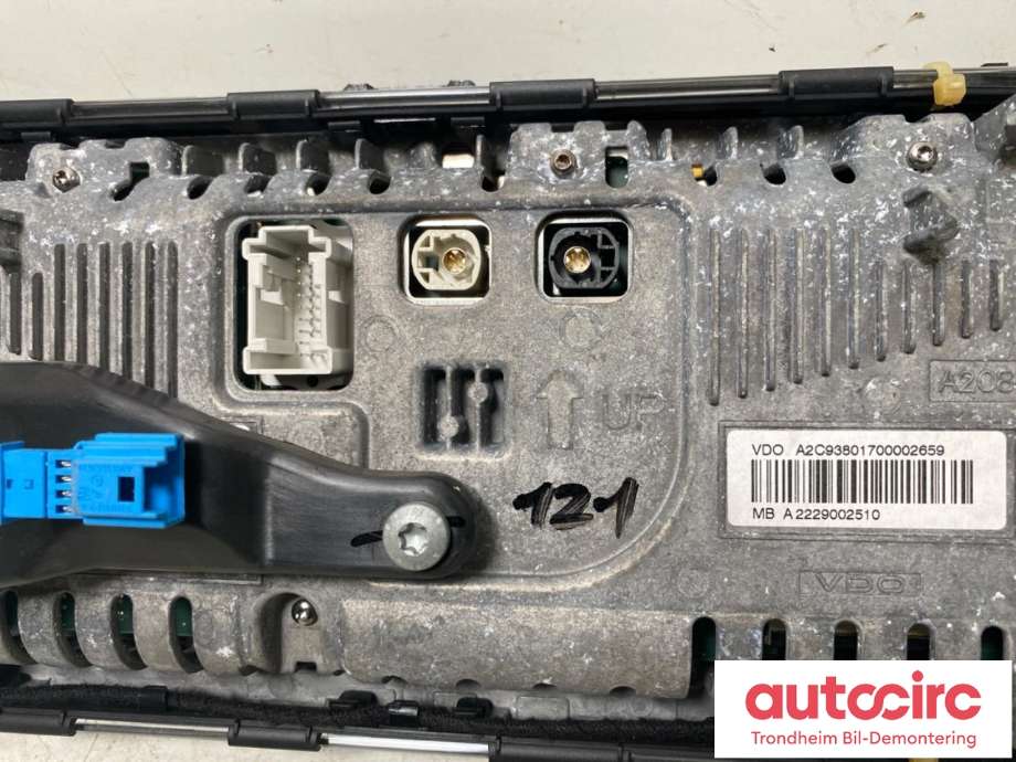 Instrumentpanel til Mercedes S-Klasse 2013-2020 (W222) (W222) (..|A2229002510|A2229005812|)