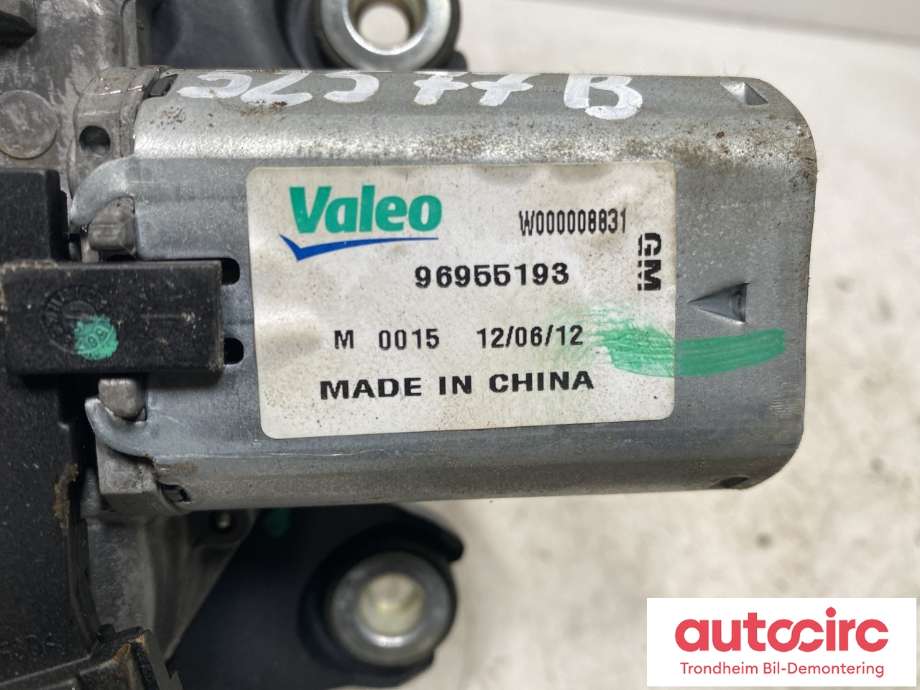 Viskermotor bakrute til Opel Mokka 2012-2016 (Type I, Fase 1) (VALEO|96955193|)