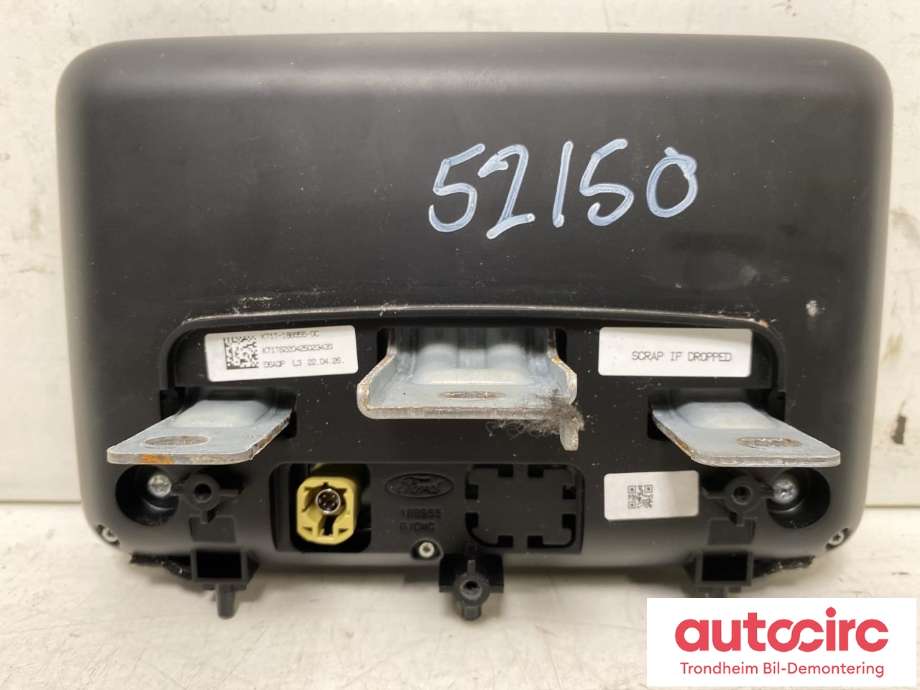 Multimedia display (MCU - Media Controller Unit) til Ford Transit Connect 2018-->> Type II, Fase 2  (..|KT1T-188955-GC|2303709|)