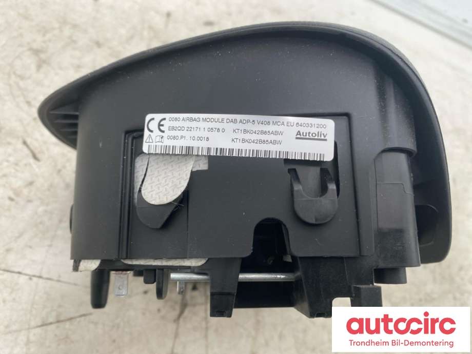 Airbag rattpute til Ford Transit Connect 2018-->> Type II, Fase 2  (..|KT1B-K042B85-ABW|KT1B-K042B85-AB3ZHE|2253622)