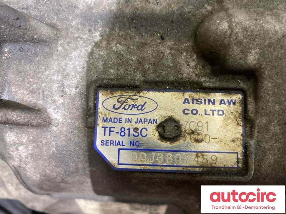 Girkasse automat til Ford Galaxy 2007-2010 (Type III, Fase 1)  (...|1765477|7G917000AD|1727970)
