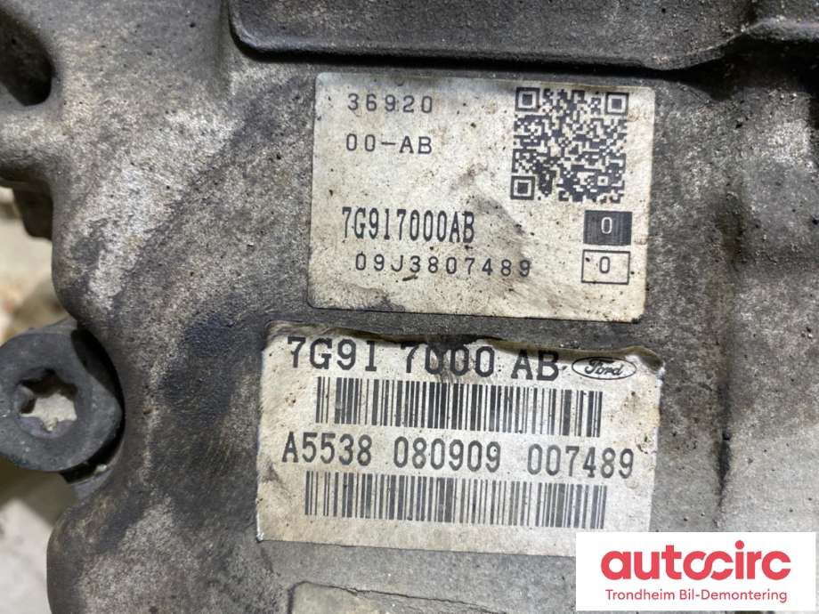 Girkasse automat til Ford Galaxy 2007-2010 (Type III, Fase 1)  (...|1765477|7G917000AD|1727970)