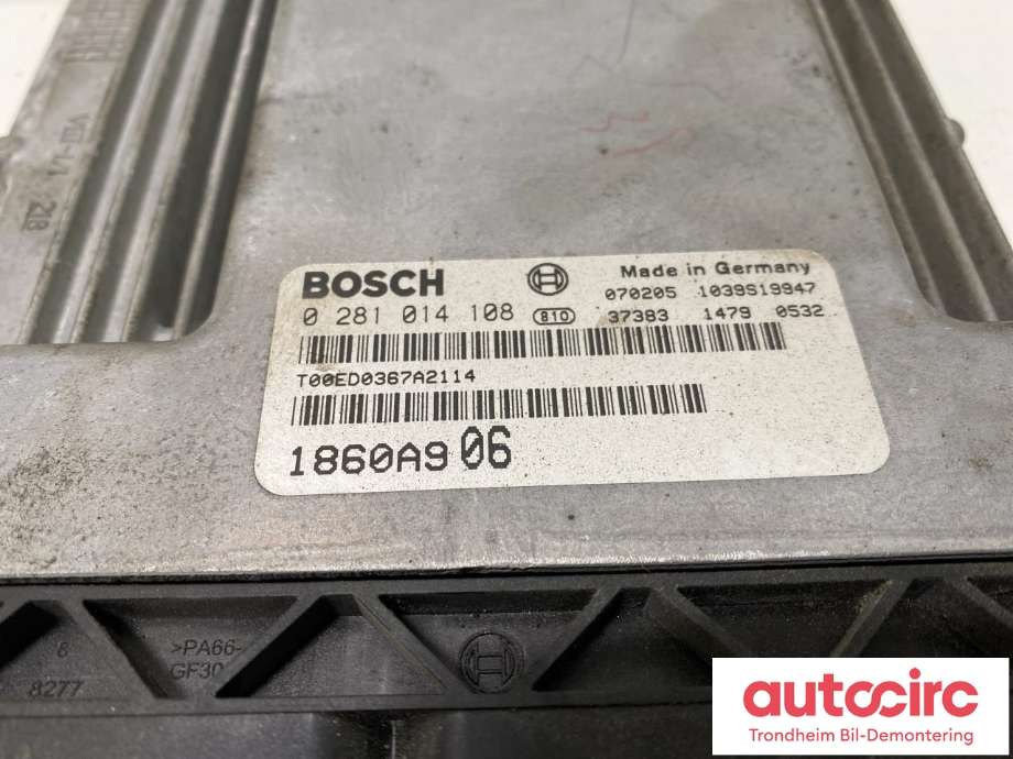 Styreenhet motor til Mitsubishi Outlander 2007-2010 (Type II, Fase 1) (BOSCH|1860A906|0281014108|)