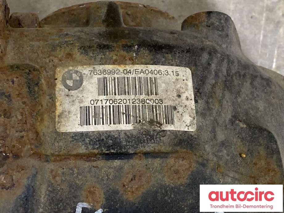 Kardang klokke bak til BMW X5 2013-2018 (F15) (F15) (UTV: 3.15|33107636992|33 10 7 636 992|)