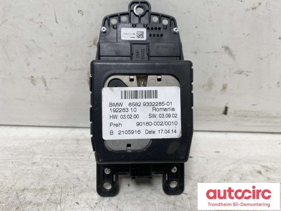 Bilstereo navigasjon betjeningspanel til BMW 4-Serie 2013-2020 (F32/F33/F36) (F32/F33/F36) (..|65829332285|65829350723|)