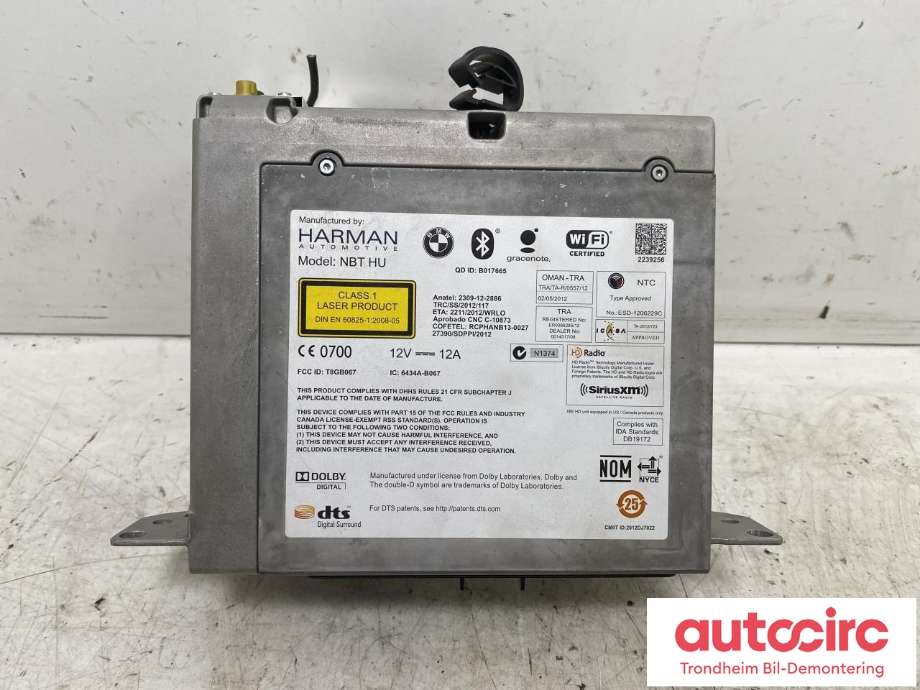 Bilstereo til BMW 4-Serie, 2013-2020 (F32/F33/F36) (F32/F33/F36) (HARMAN|9351679)