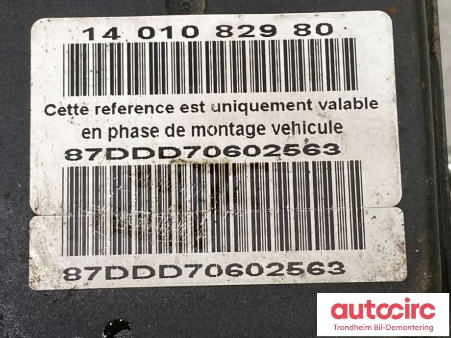 ABS sentral til Peugeot Expert 2007-2016 (Type II)  (4541N6|4541N7|)