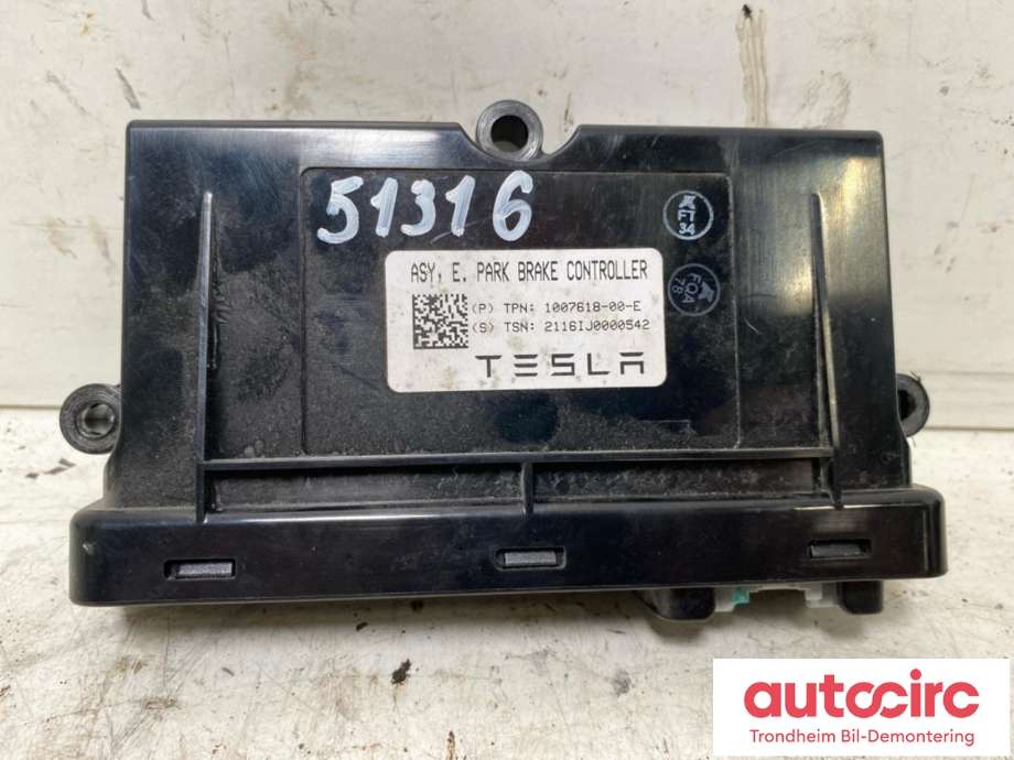 Styreenhet elektrisk parkbrems (EPB - Electric Parking Brake) til Tesla Model S, 2016-2021 (Fase 2)  (TESLA|1007618-00-E)