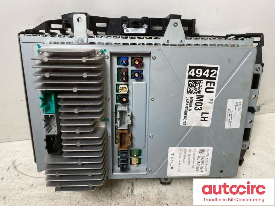 Bilstereo navigasjon skjerm til Tesla Model S 2016-2021 (Fase 2)  (..|1045006-03-B|1084333-00-A|)