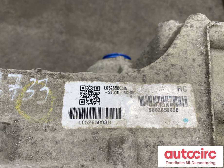 Girkasse elbil til Nissan Leaf 2018-->> (Type II)  (320B05SH0A|320B03NF0B|)