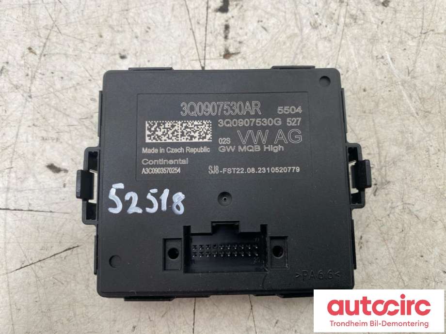 Styreenhet diverse til VW Crafter 2016-->> (Type II) (..|3Q0907530AR|65.25807-7010|)