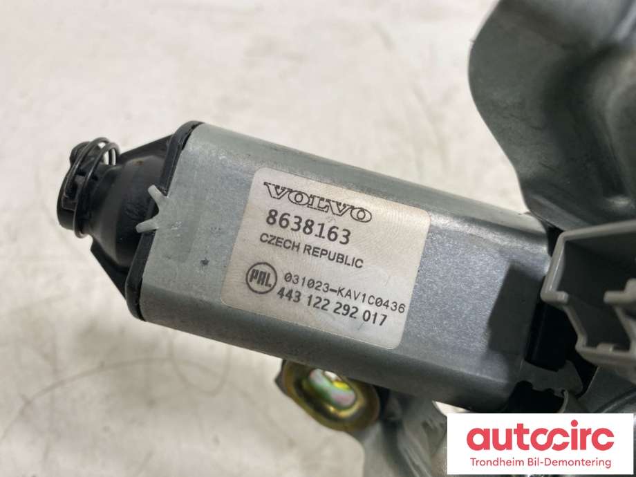 Viskermotor bakrute til Volvo XC90 2002-2006 (Type I, Fase 1)  (8638163|)